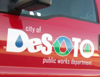Pickup lettering, City of Desoto Public Works