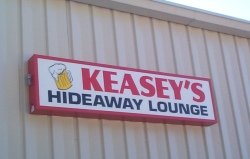 Backlit sign