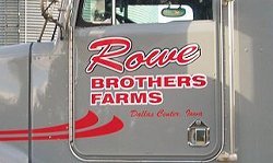 truck tractor lettering, Dallas Center, Iowa