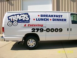 business cargo van lettering, Urbandale, Iowa