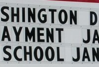 Marquee Sign, Changeable Marquee Letters
