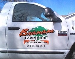 pickup lettering, Dallas Center, Iowa