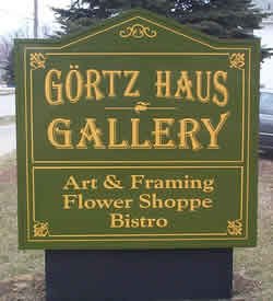 custom shape monument sign, Grimes, Iowa